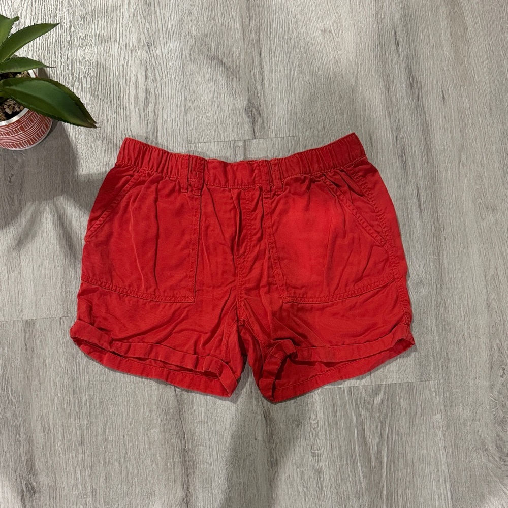 Lucky Brand Women's Red Cargo Shorts